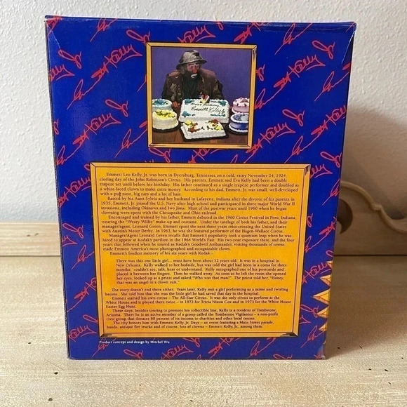 RARE and VHTF SIGNED by Emmett Kelly Jr 1994 Snow Globe. - Picture 7 of 15